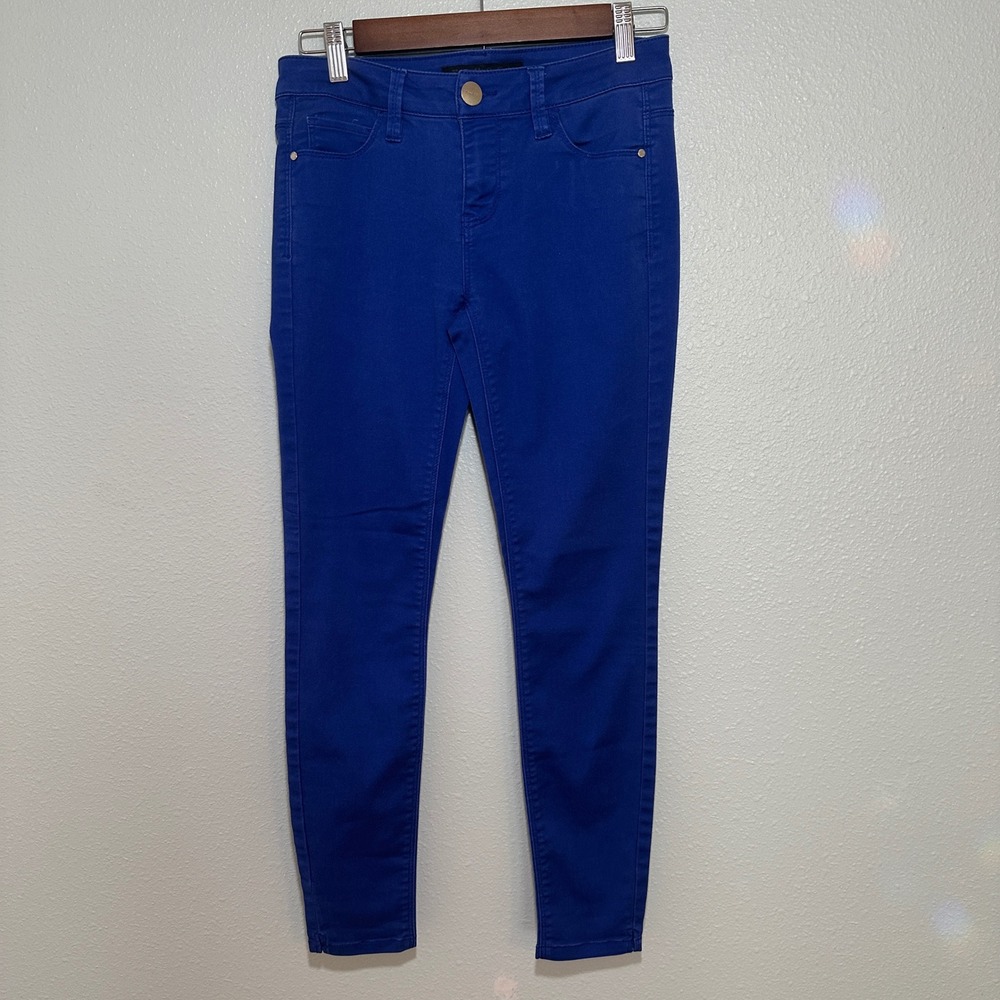 Tinsel Denim Couture Royal Blue Skinny Jeans Size 25 Stretch